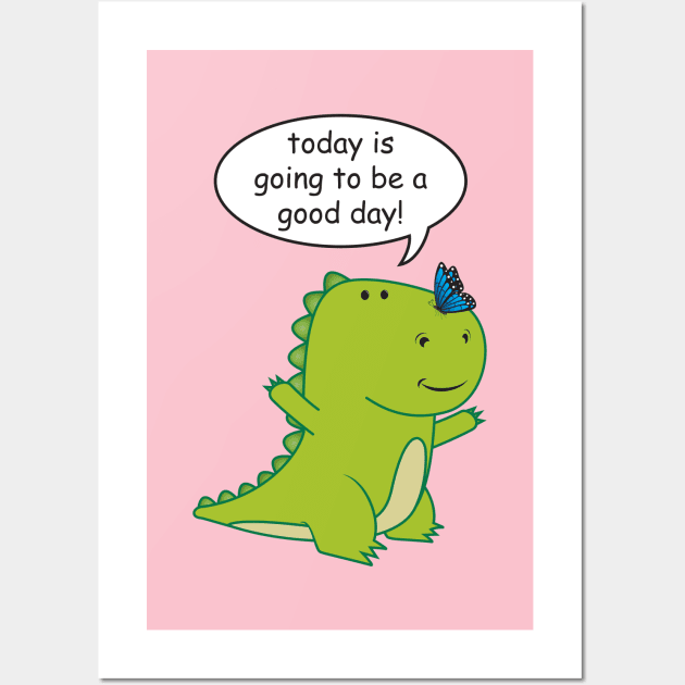 Good Day for the Little Dinosaur Wall Art by Ferrous Frog